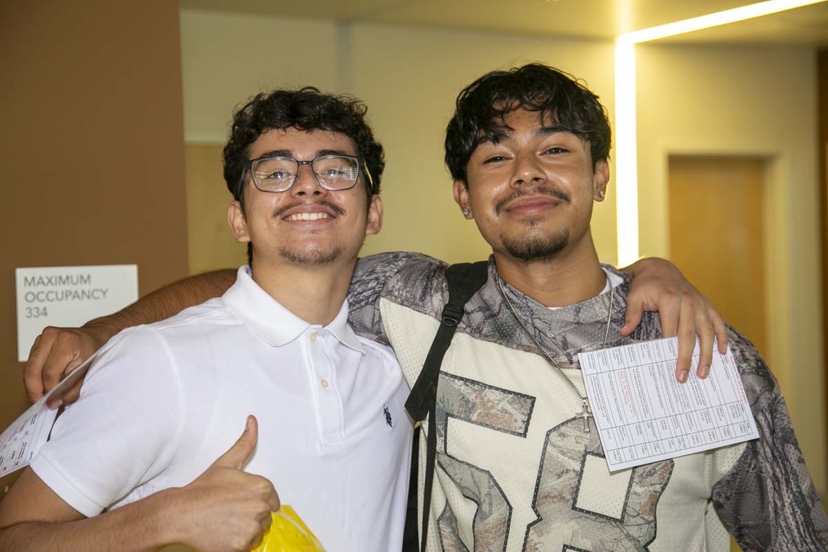 Students at Roadrunner Rally