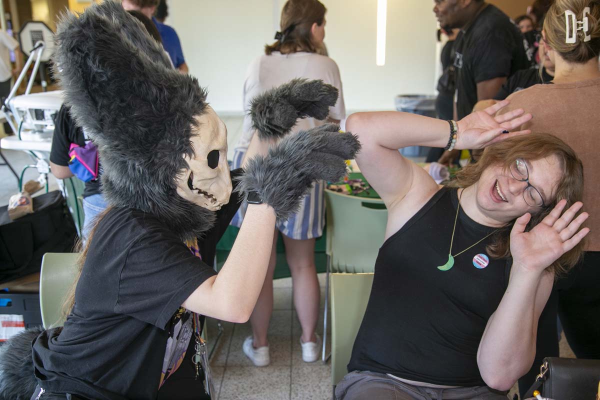 Students at Roadrunner Rally