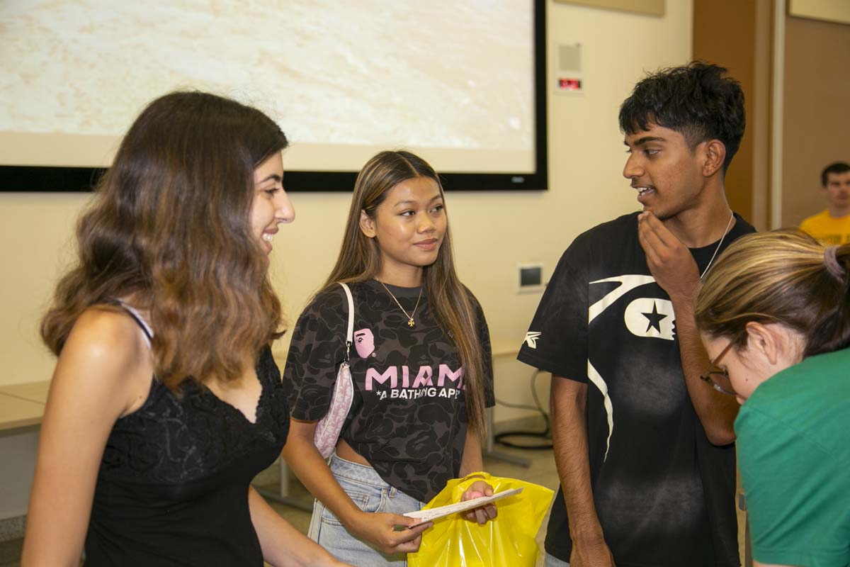Students at Roadrunner Rally