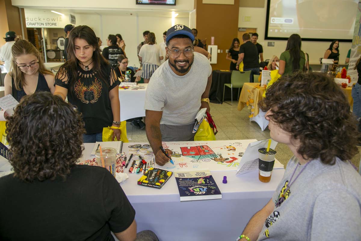 Students at Roadrunner Rally
