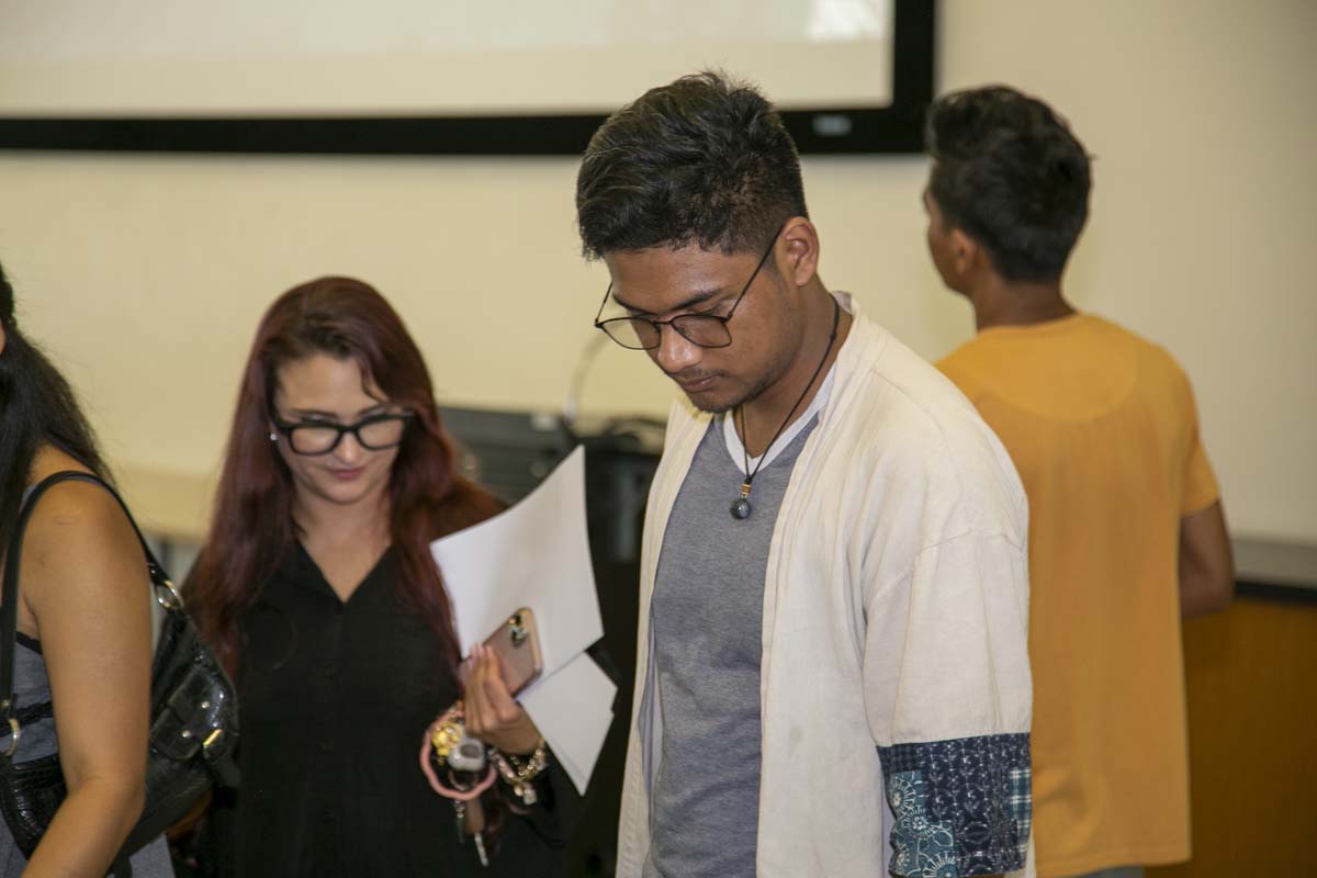 Students at Roadrunner Rally