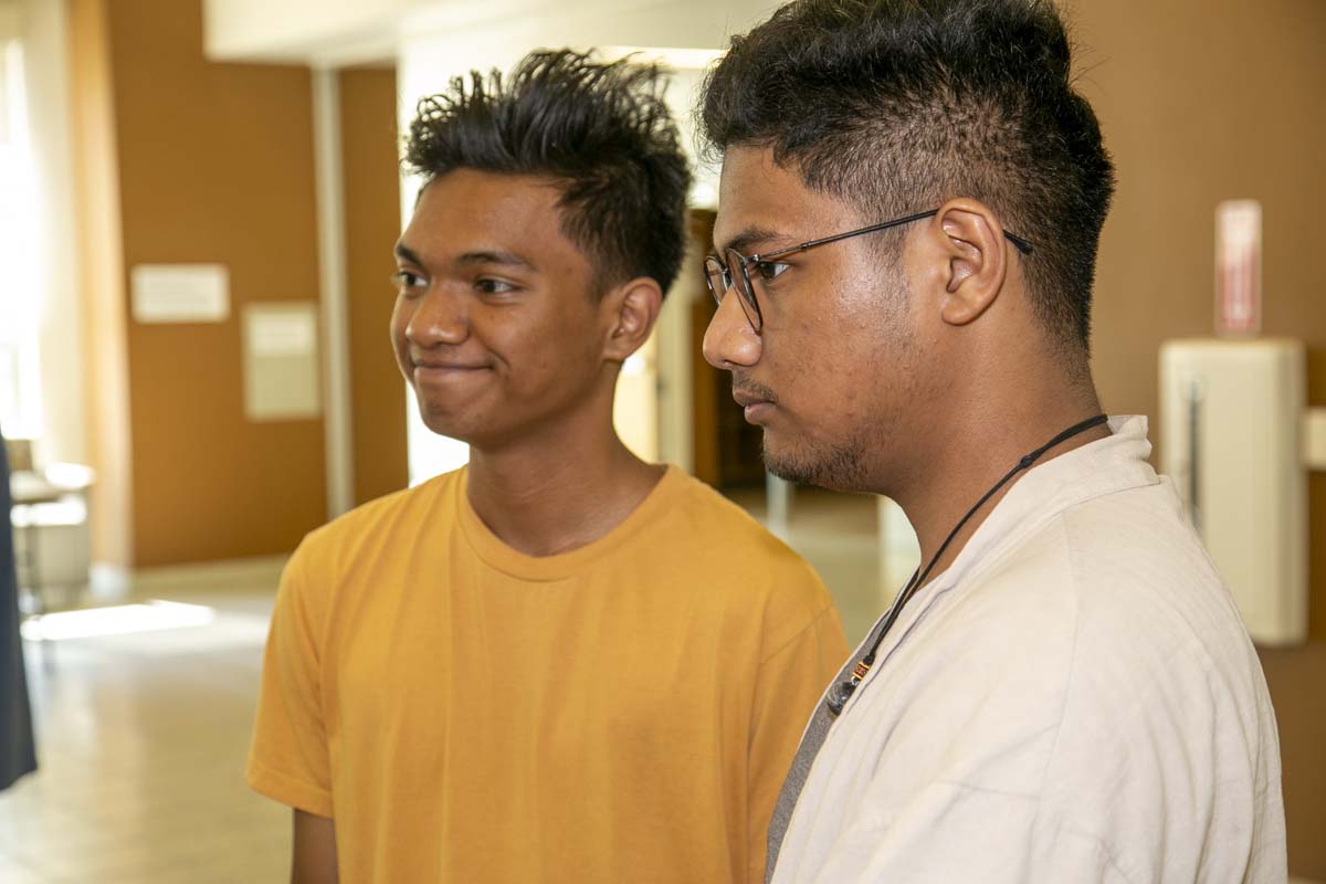 Students at Roadrunner Rally