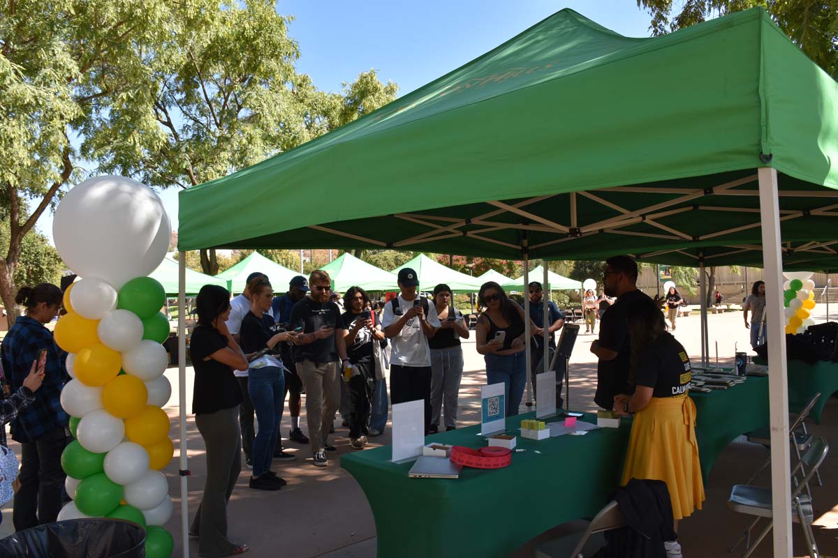 Participants at EOPS Open House