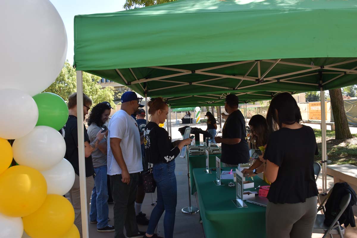 Participants at EOPS Open House