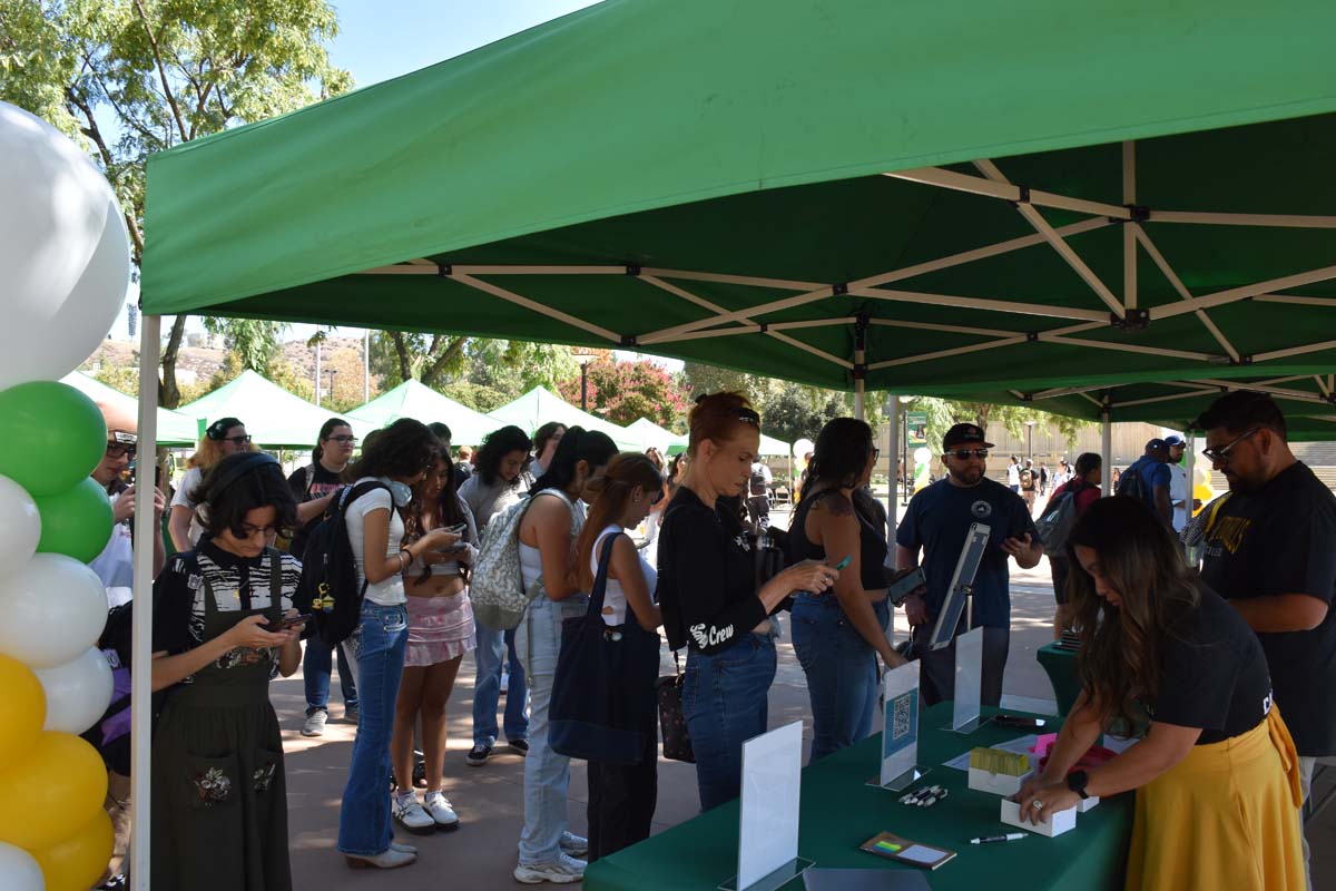 Participants at EOPS Open House