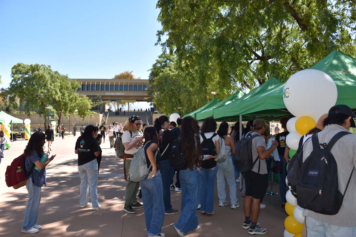 Participants at EOPS Open House