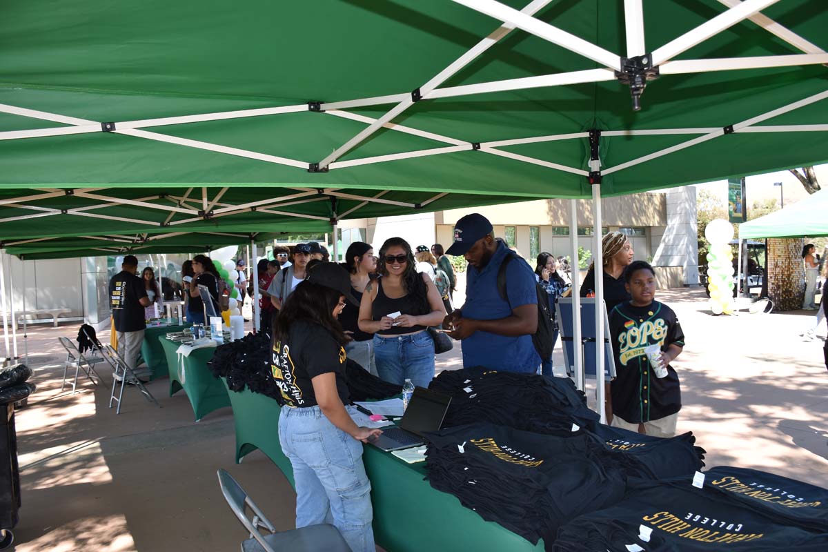 Participants at EOPS Open House