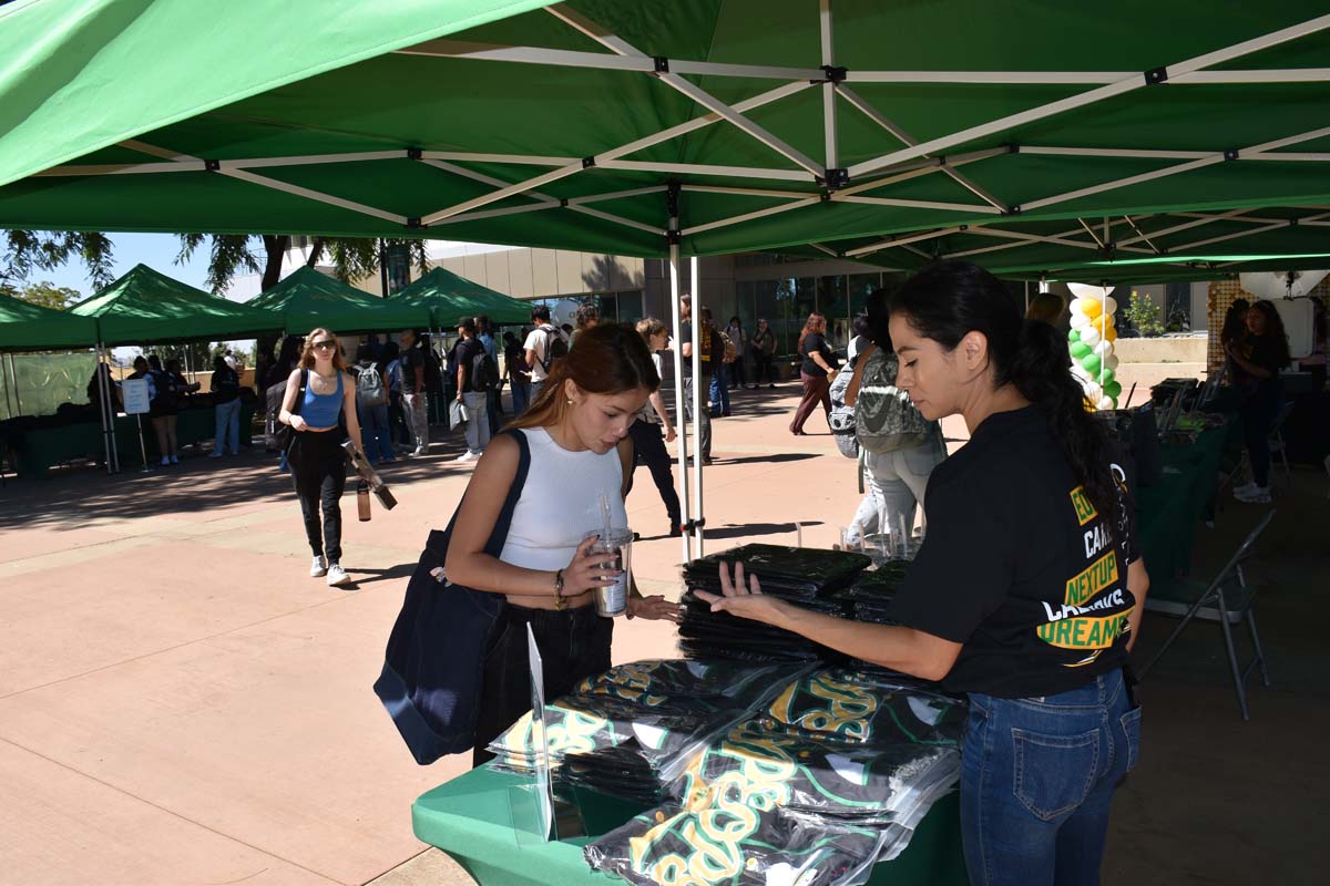 Participants at EOPS Open House