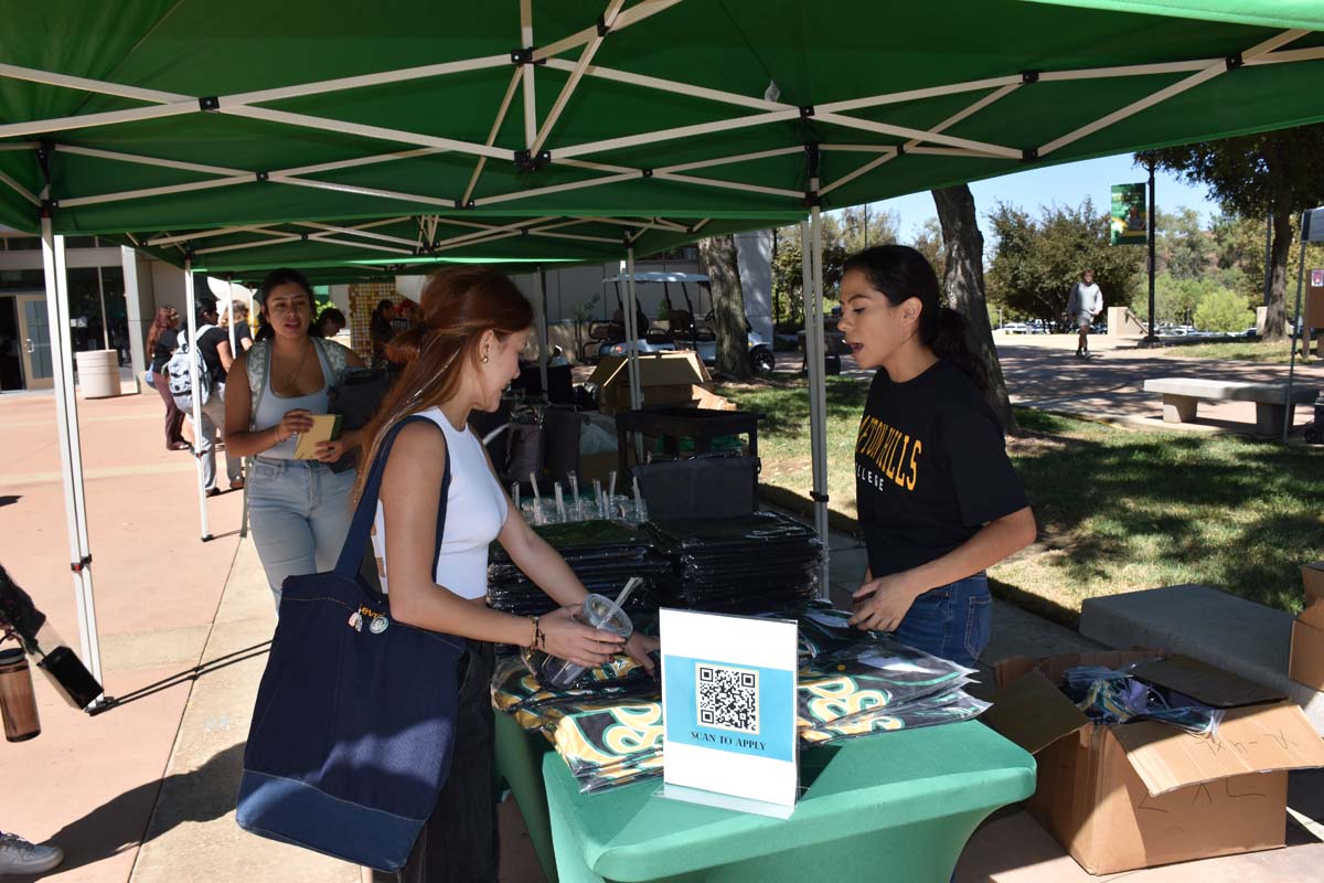 Participants at EOPS Open House