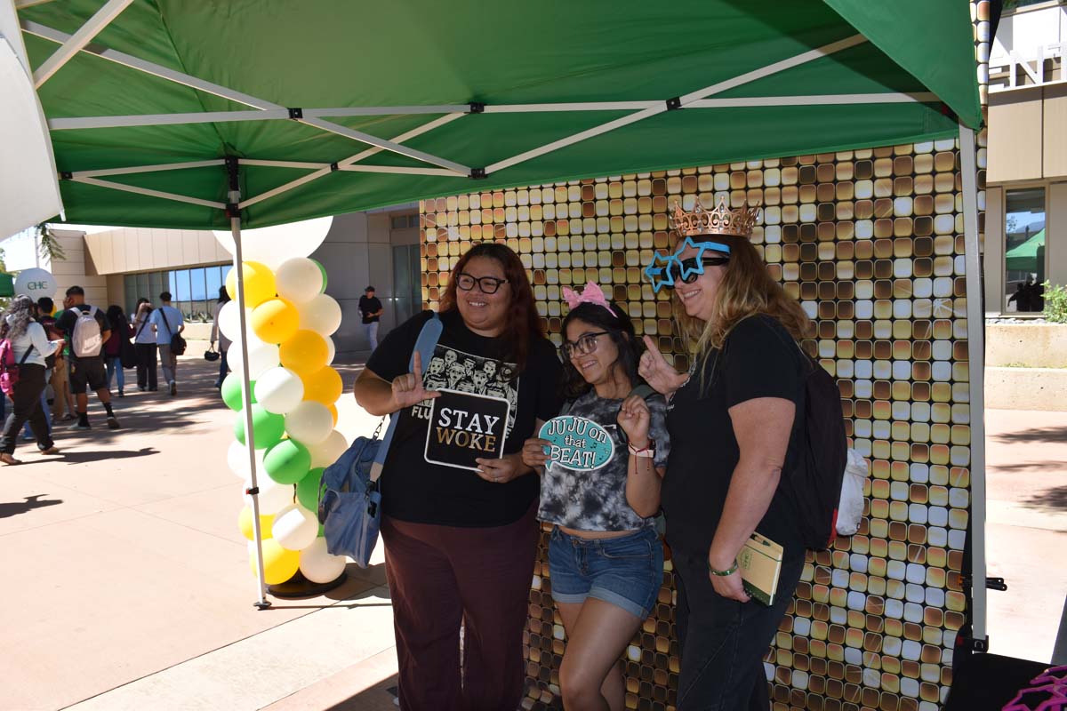 Participants at EOPS Open House