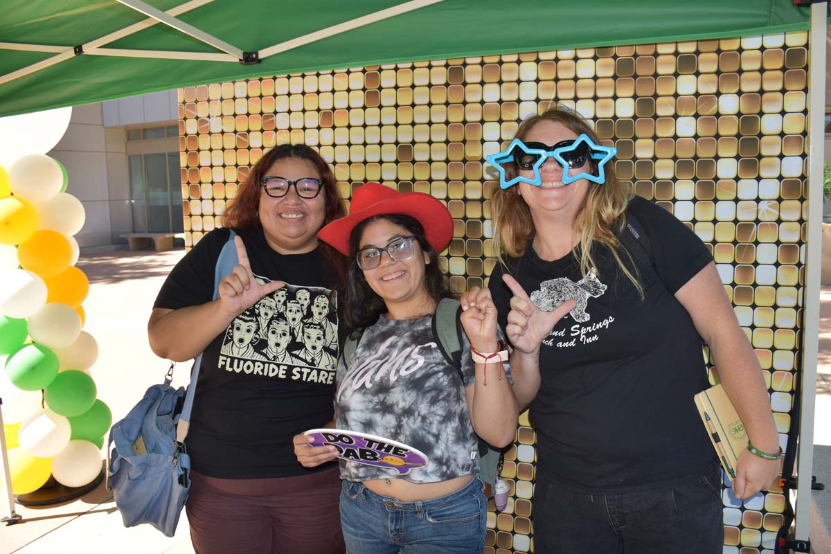 Participants at EOPS Open House