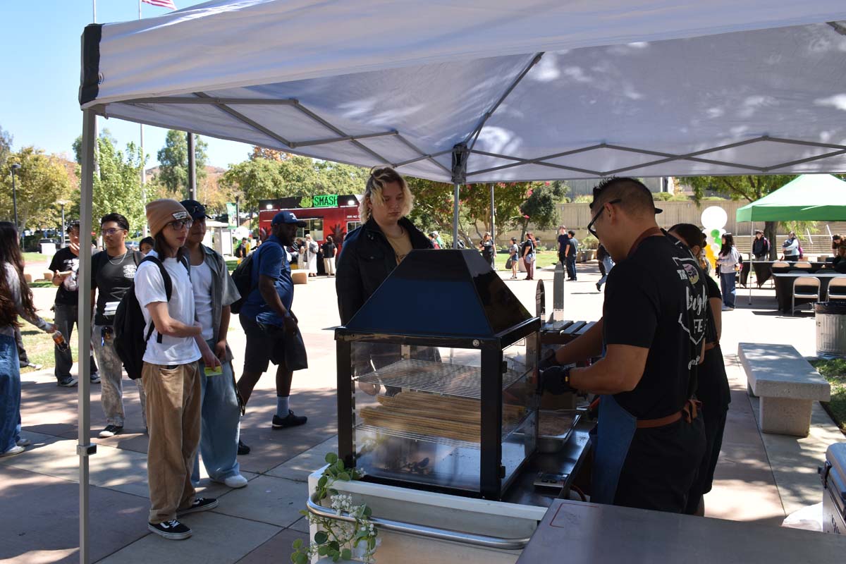Participants at EOPS Open House