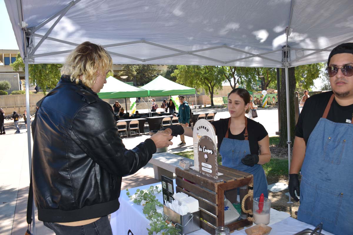 Participants at EOPS Open House