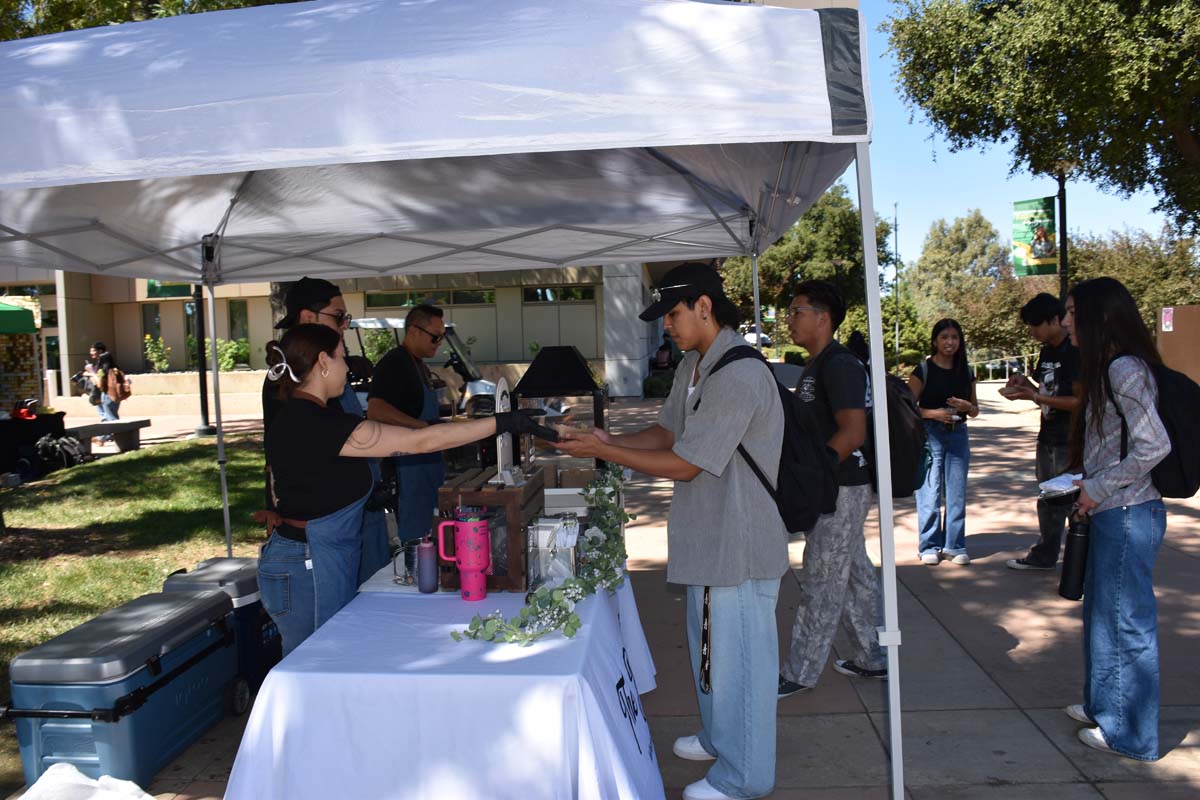 Participants at EOPS Open House