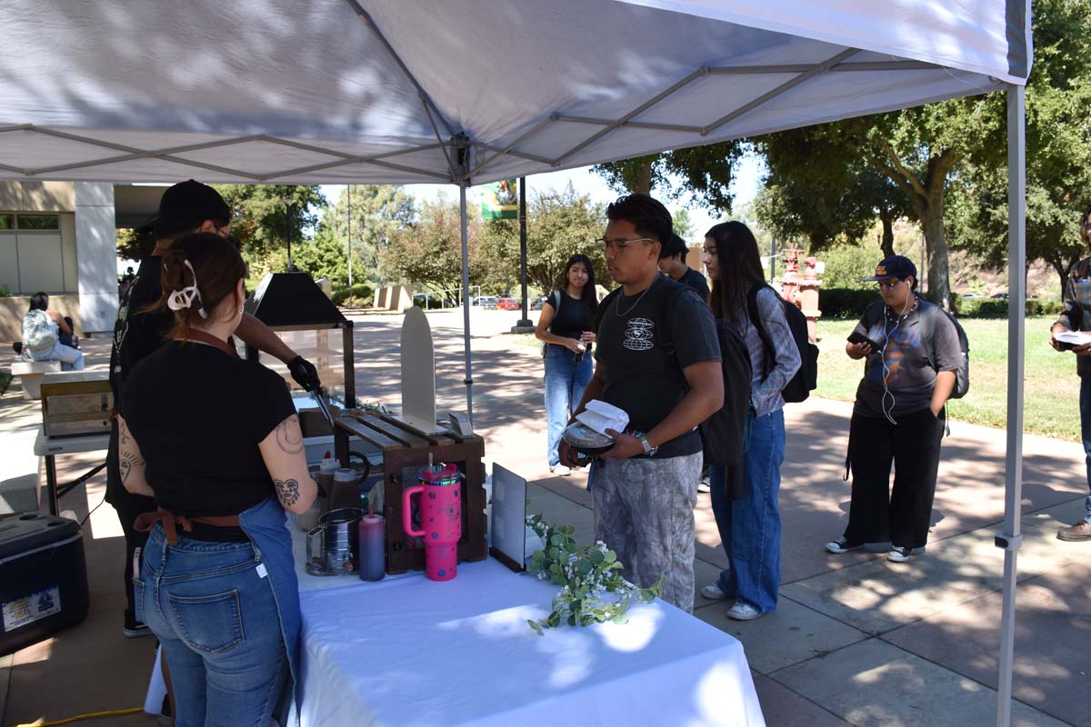 Participants at EOPS Open House