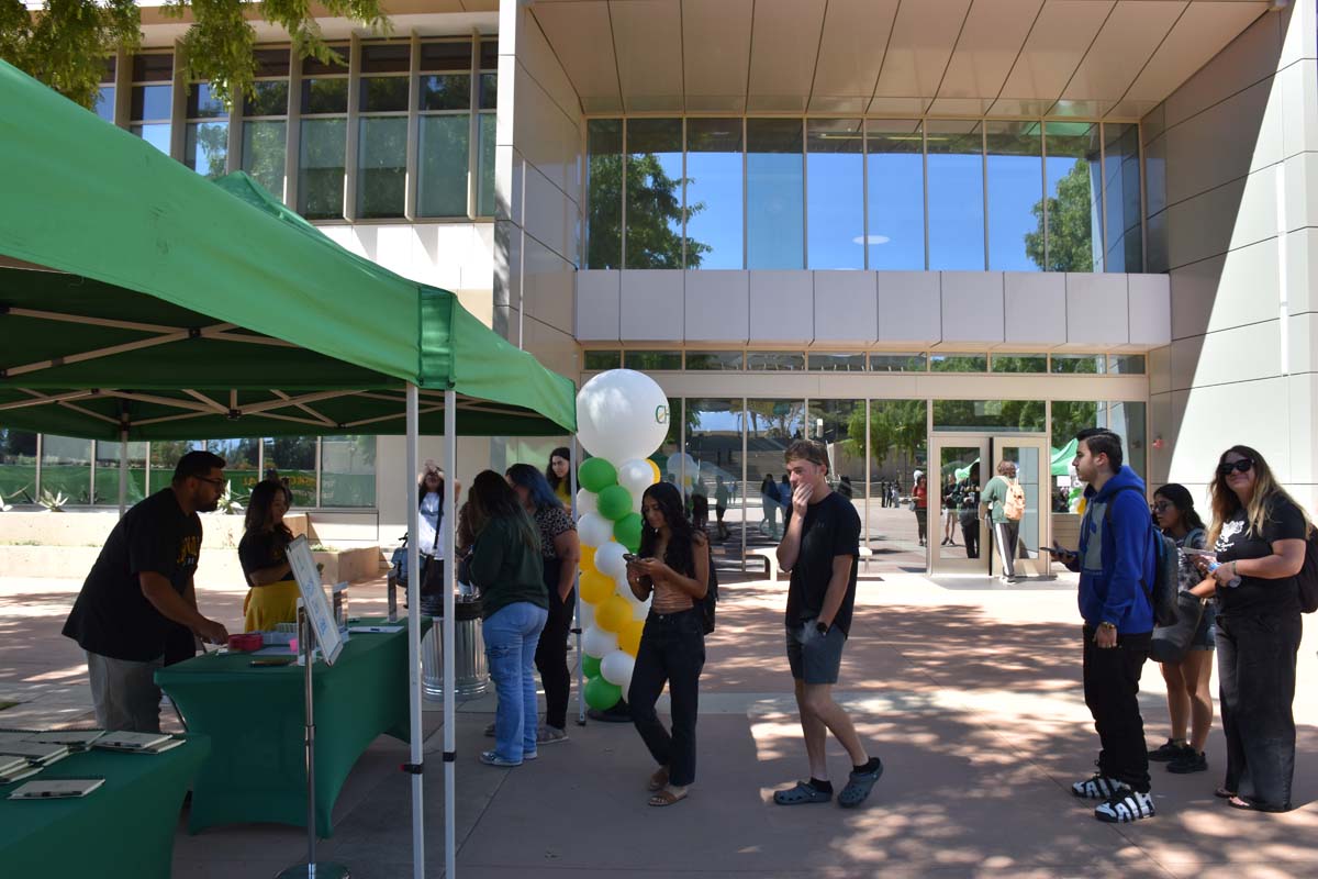 Participants at EOPS Open House