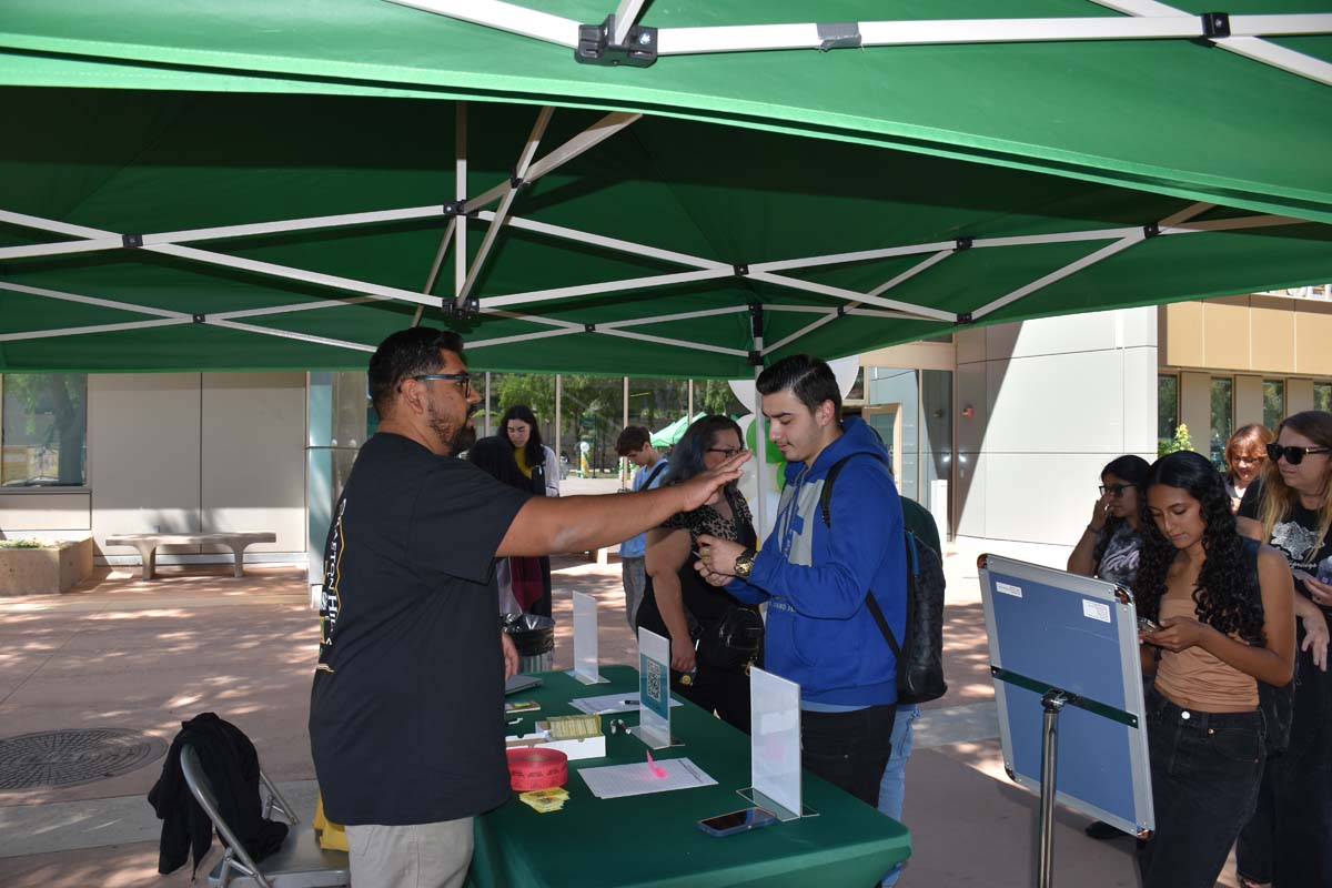 Participants at EOPS Open House