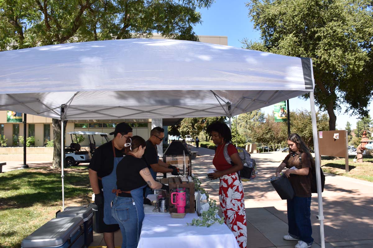 Participants at EOPS Open House