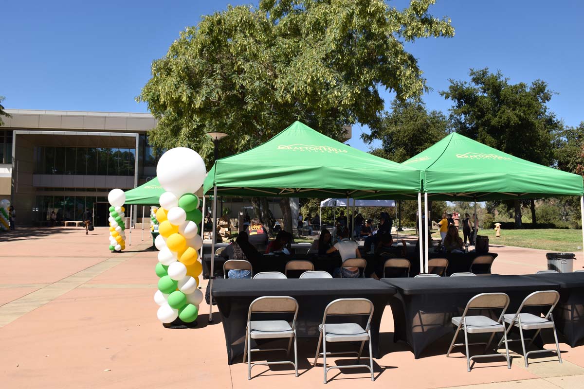 Participants at EOPS Open House