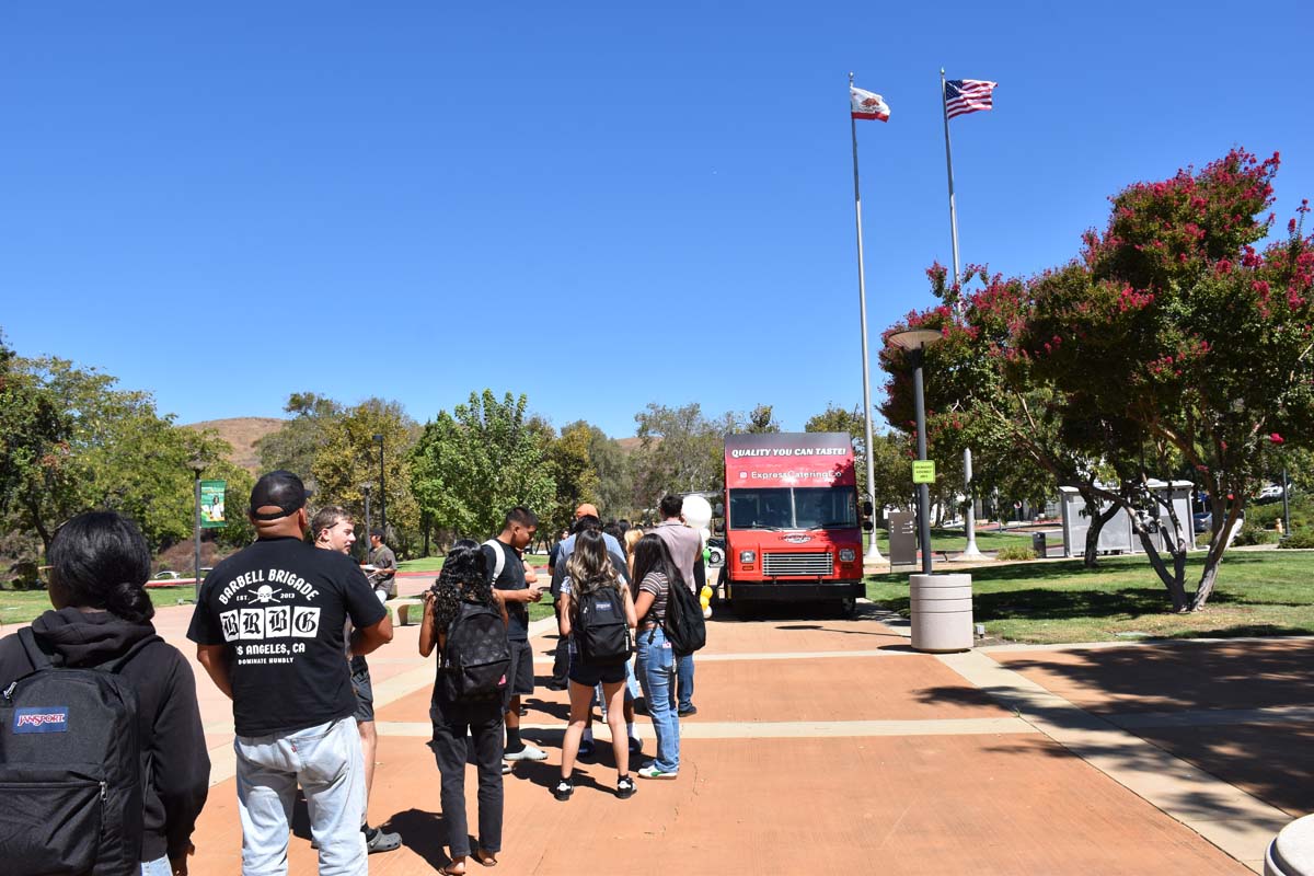 Participants at EOPS Open House