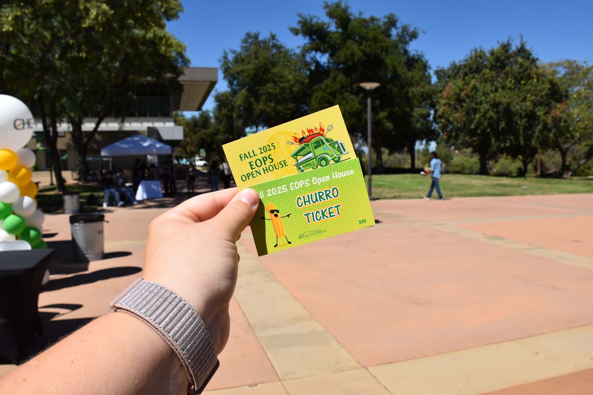 Participants at EOPS Open House