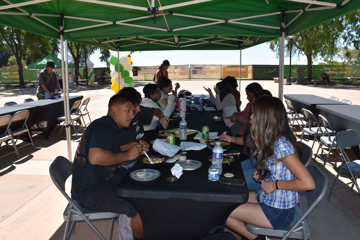 Participants at EOPS Open House
