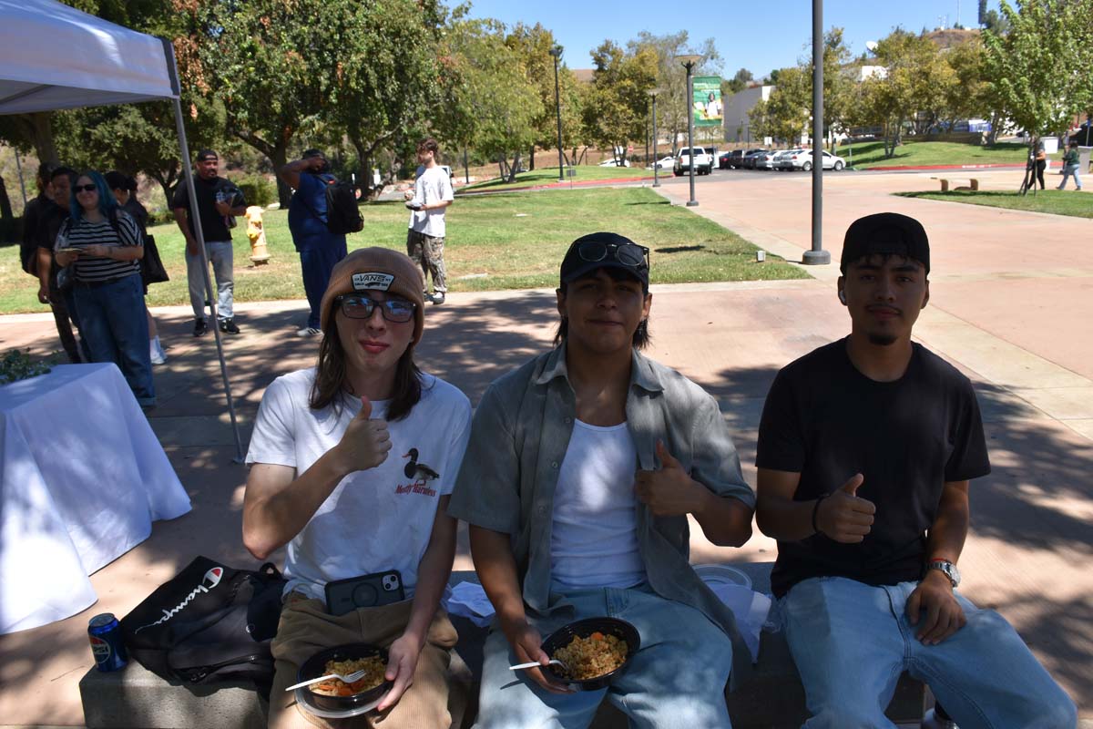 Participants at EOPS Open House