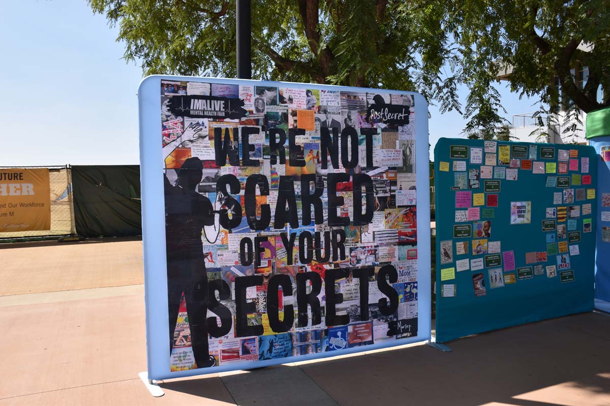 Mental Health Fair Exhibit and Participants