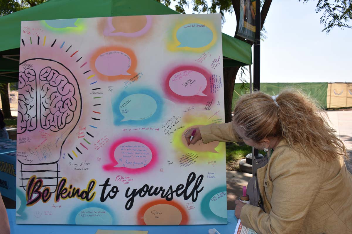 Mental Health Fair Exhibit and Participants