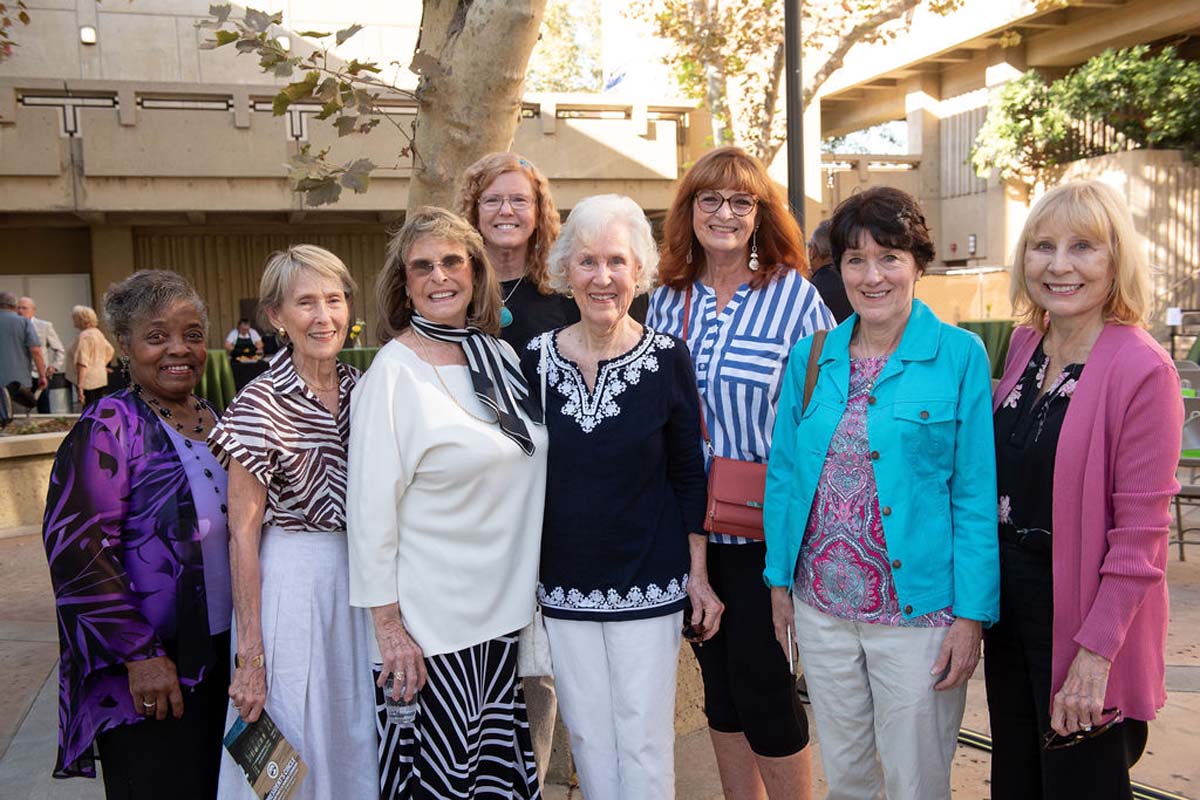 Attendees enjoying the naming ceremony