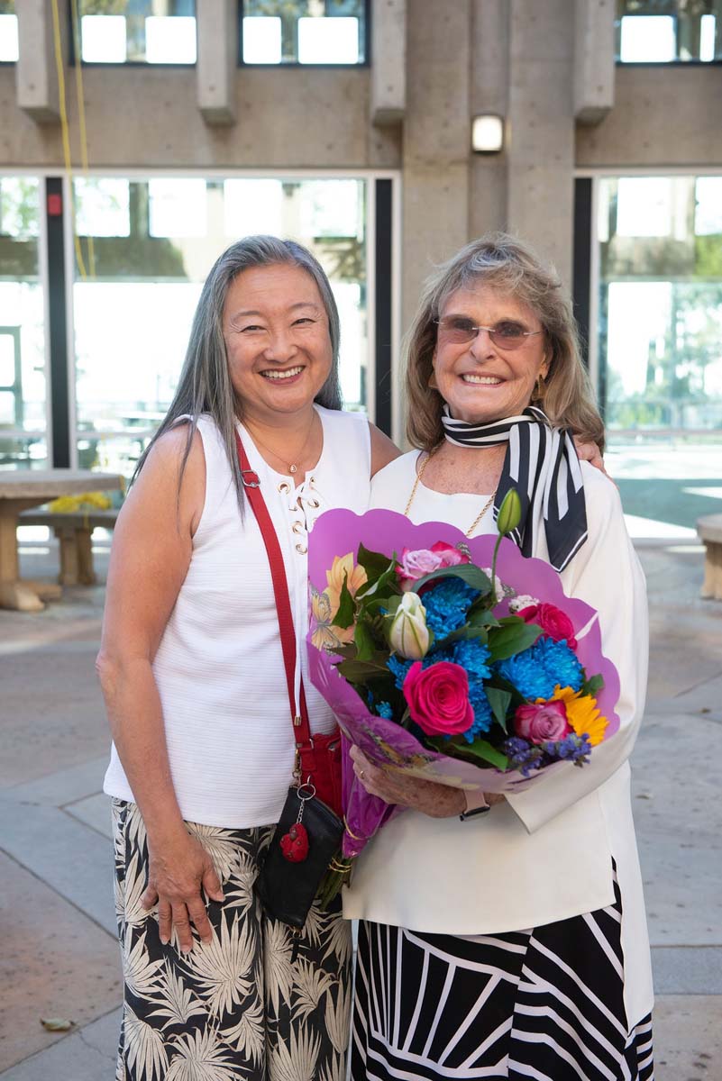 Attendees enjoying the naming ceremony