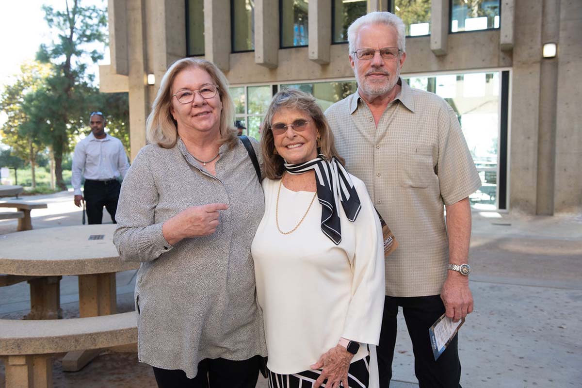 Attendees enjoying the naming ceremony