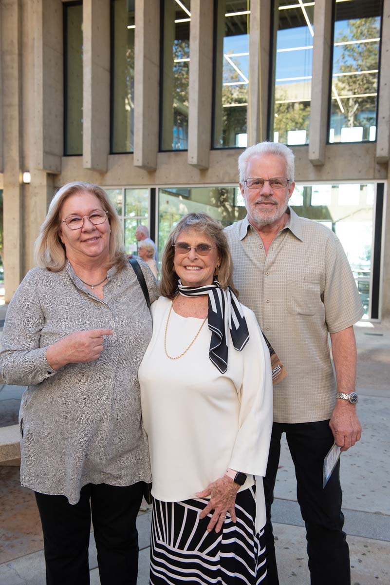 Attendees enjoying the naming ceremony