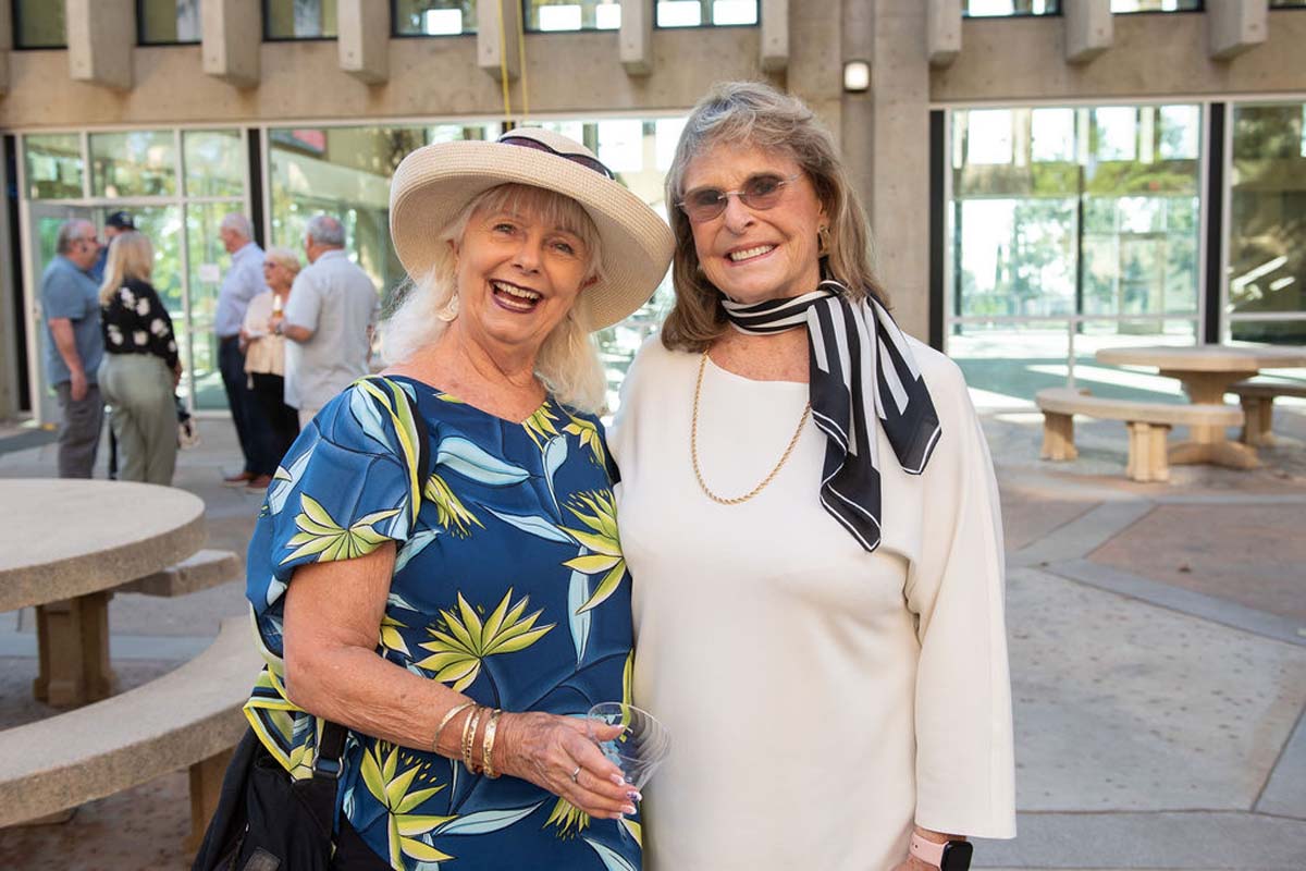 Attendees enjoying the naming ceremony