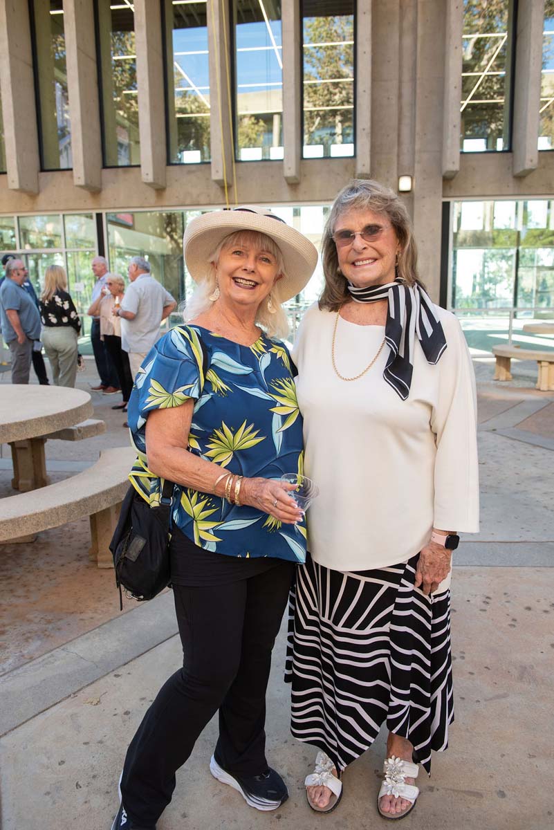 Attendees enjoying the naming ceremony