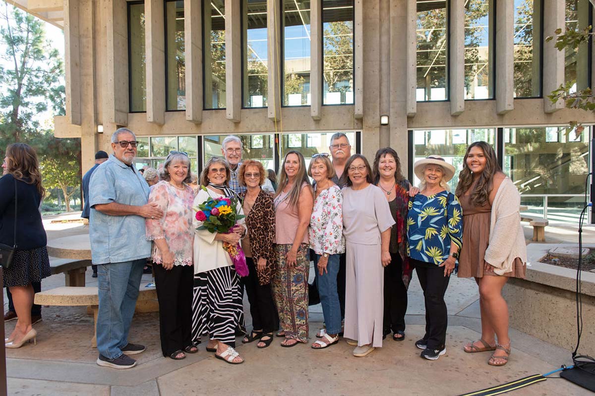 Attendees enjoying the naming ceremony