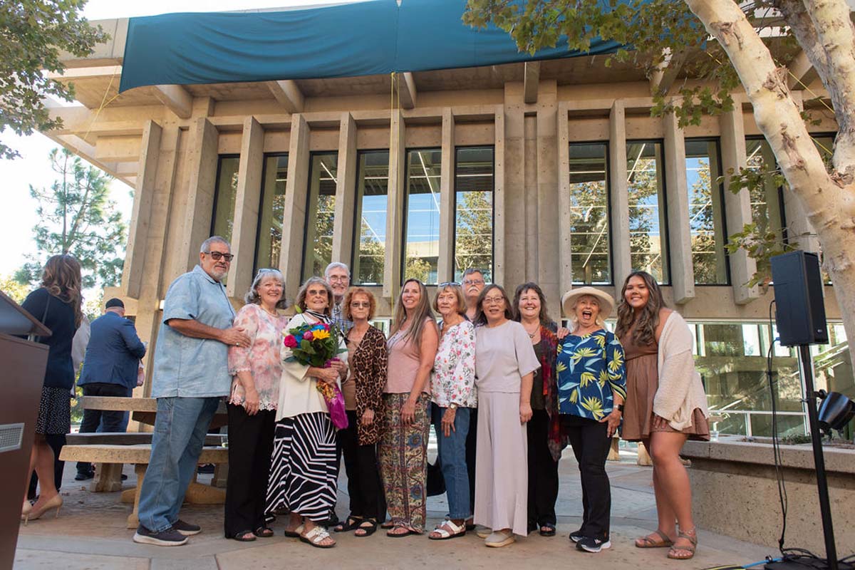 Attendees enjoying the naming ceremony