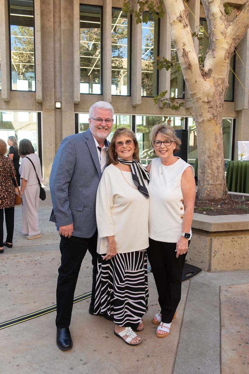 Attendees enjoying the naming ceremony