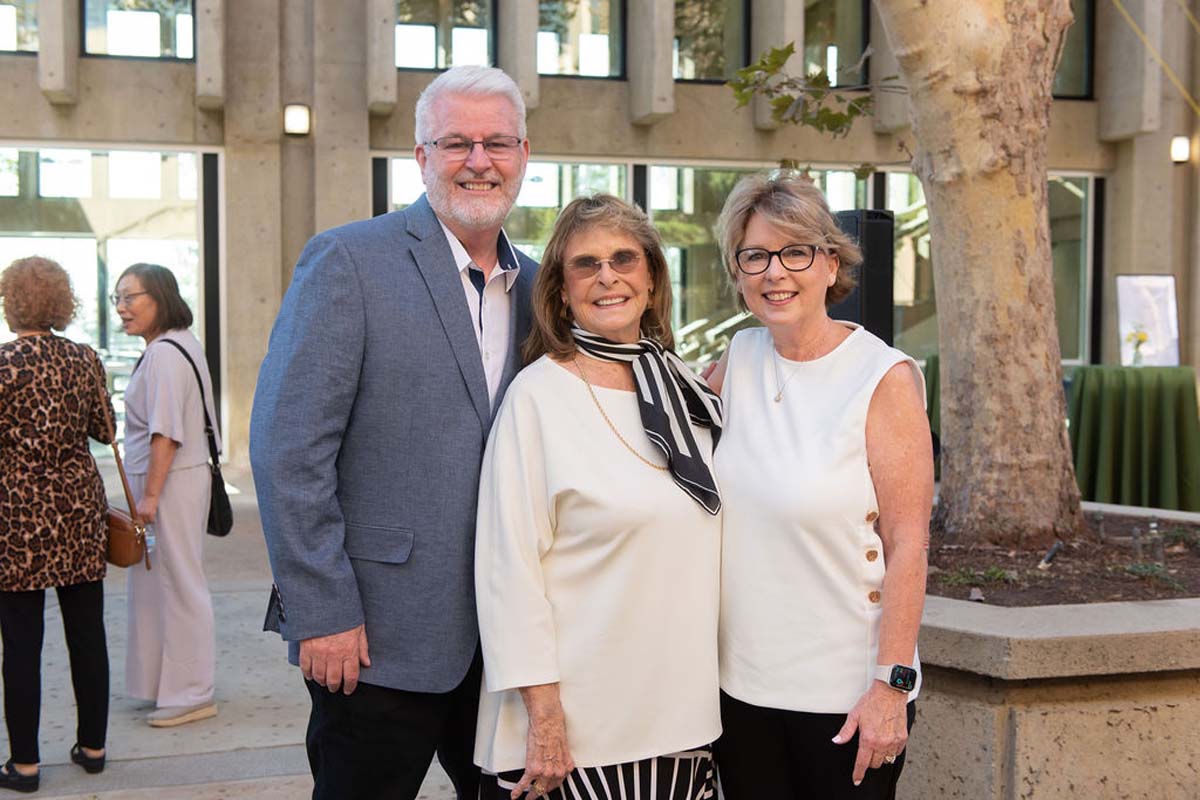 Attendees enjoying the naming ceremony