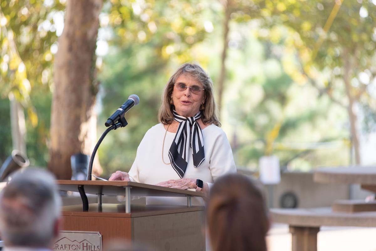 Attendees enjoying the naming ceremony
