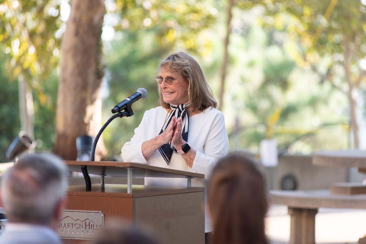 Attendees enjoying the naming ceremony