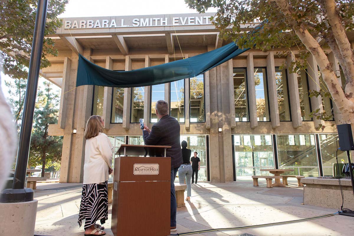 Attendees enjoying the naming ceremony