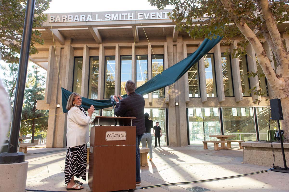 Attendees enjoying the naming ceremony