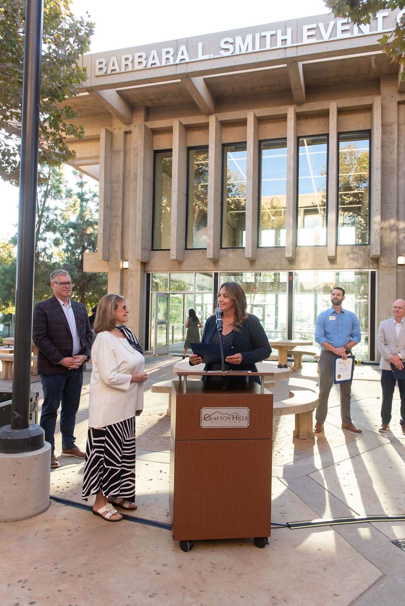 Attendees enjoying the naming ceremony