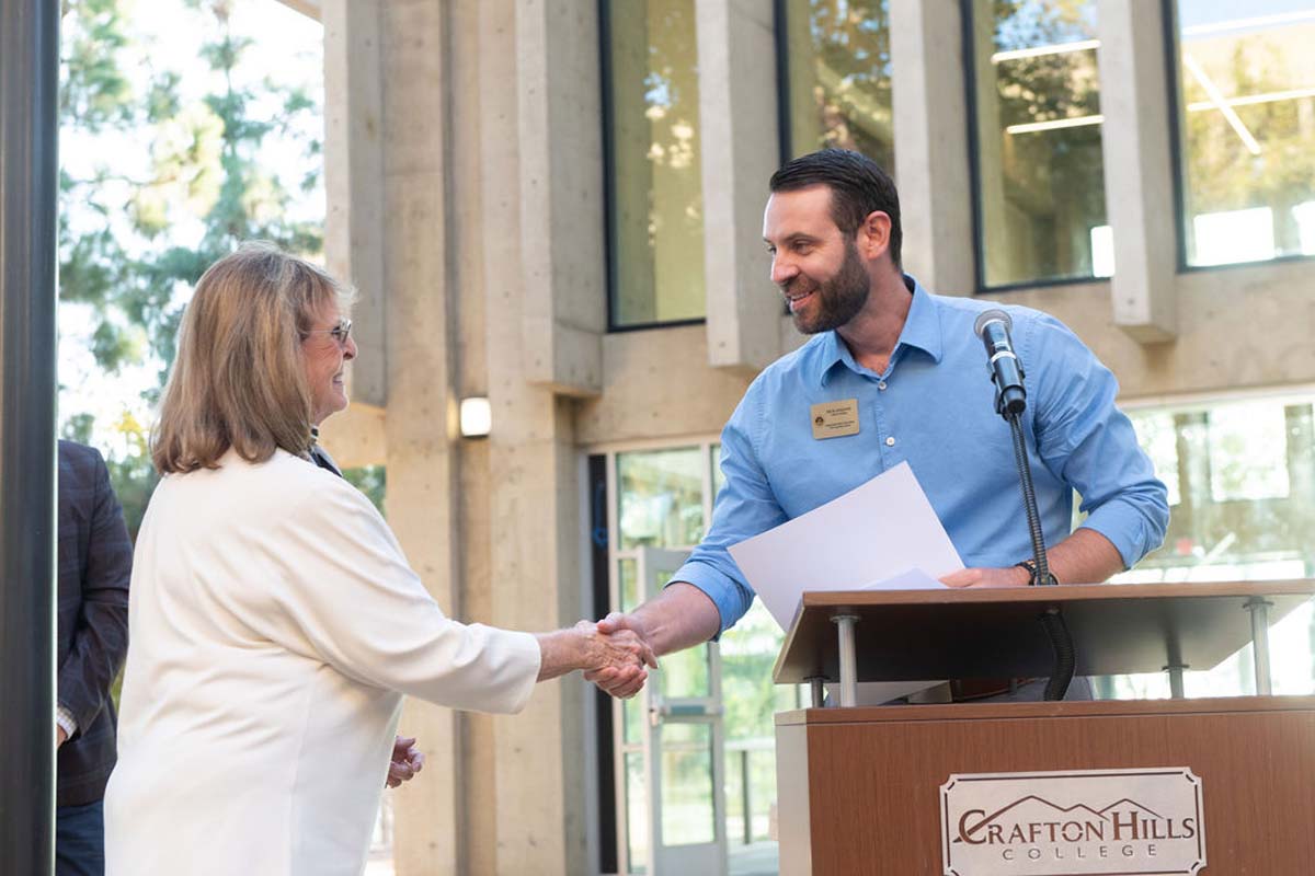 Attendees enjoying the naming ceremony