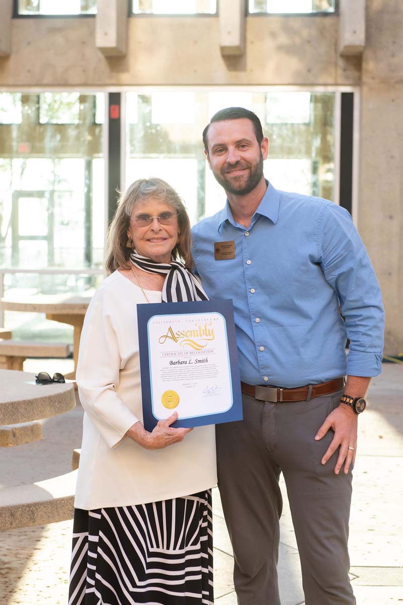 Attendees enjoying the naming ceremony