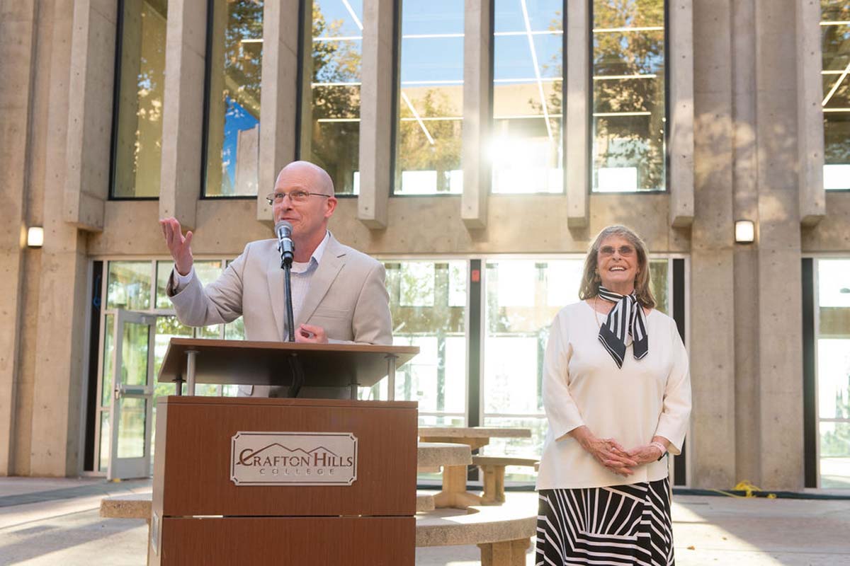 Attendees enjoying the naming ceremony