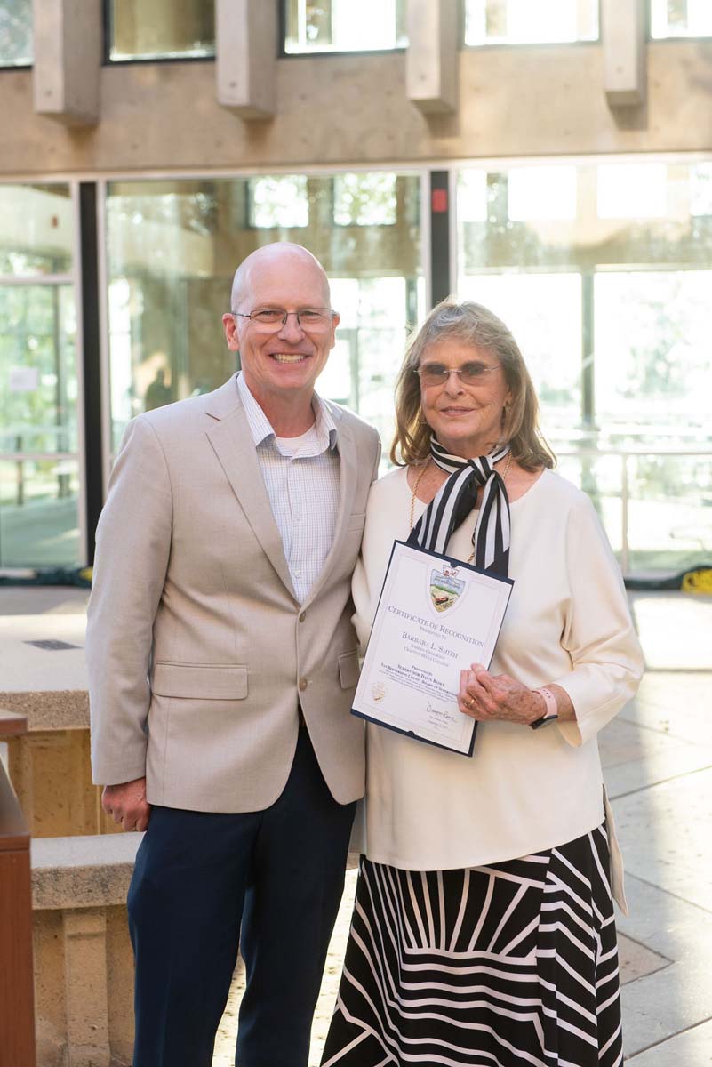 Attendees enjoying the naming ceremony