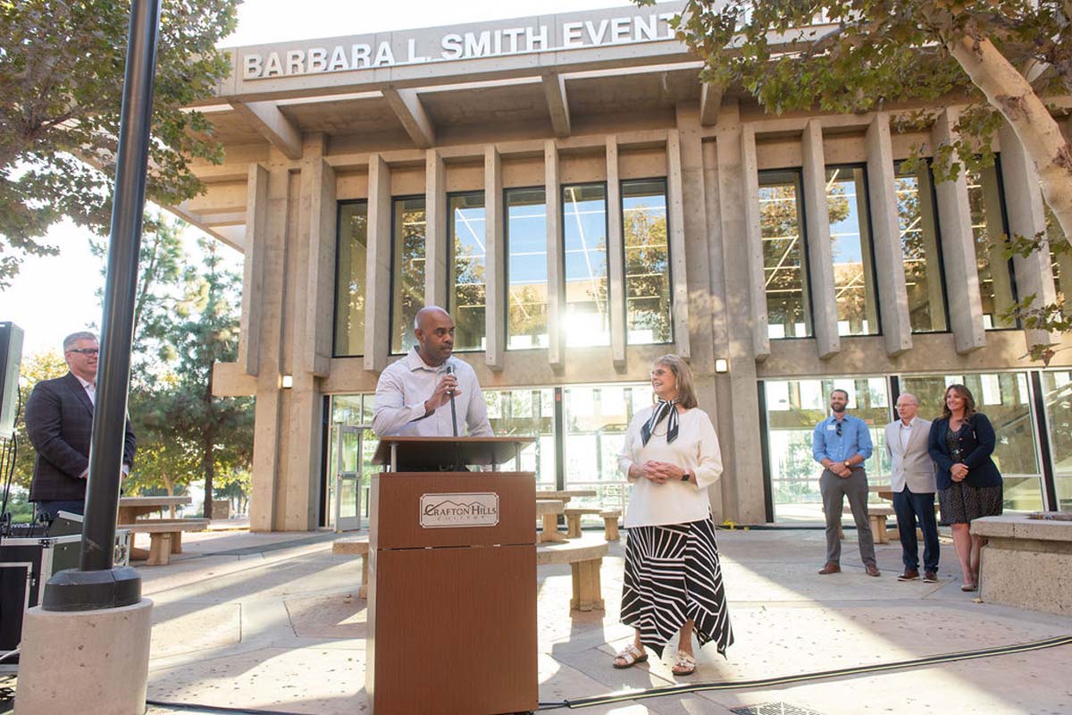 Attendees enjoying the naming ceremony