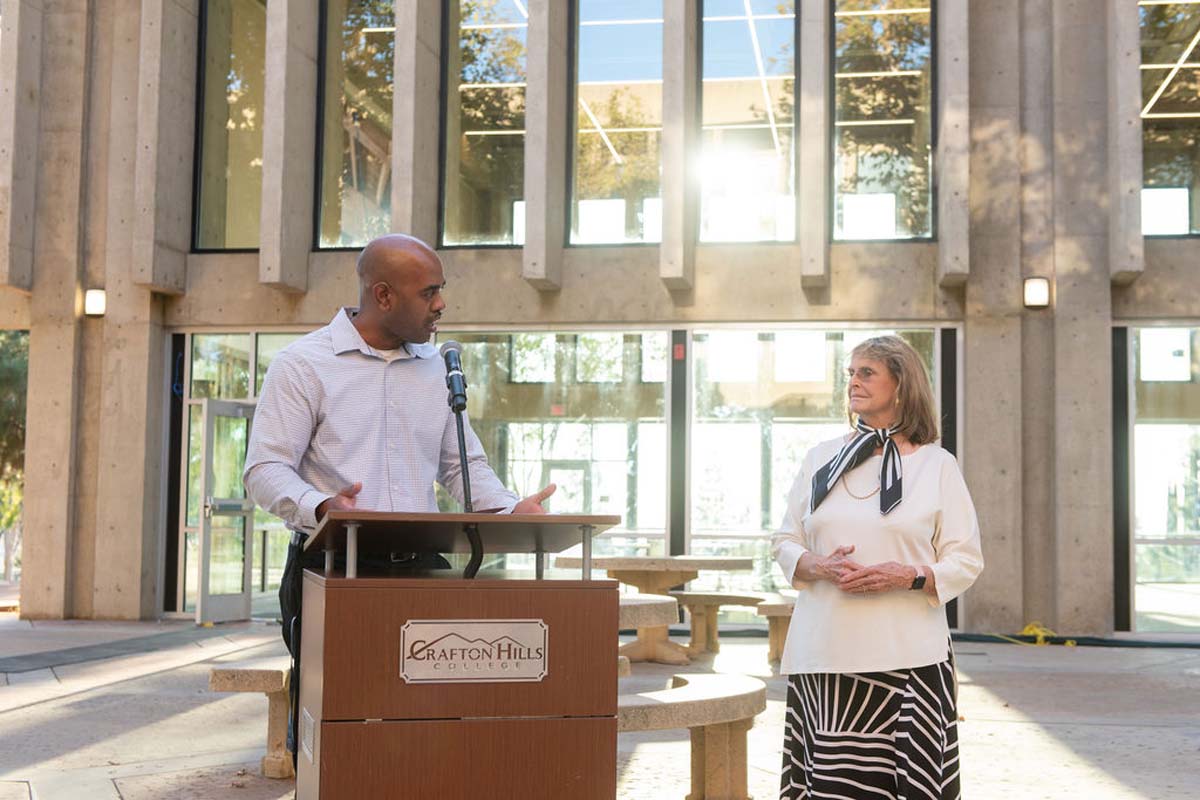 Attendees enjoying the naming ceremony